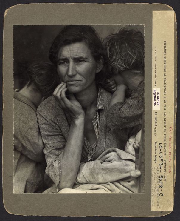 Dorothea lange migran mother