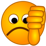 thumbs down